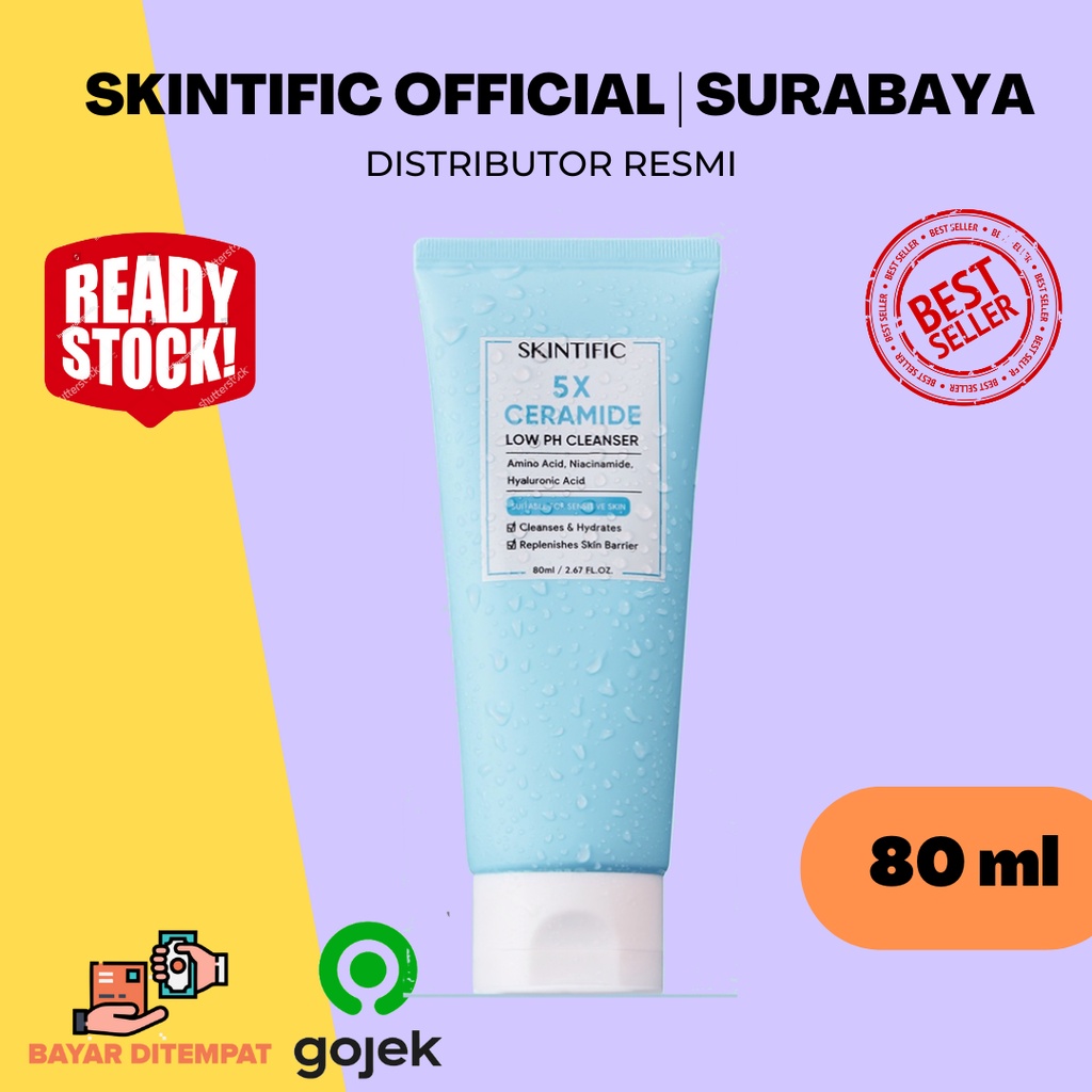 Jual Skintific 5x Ceramide Low Ph Cleanser Facial Wash Gentle Cleanser Shopee Indonesia 0051