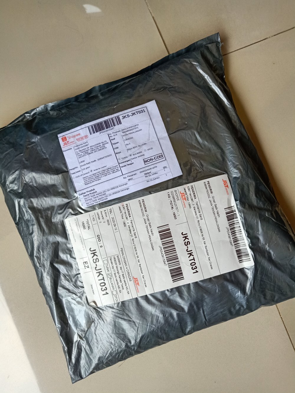Tey-17 Batik Wanita Asj Sa Hrb026 Kenongo Kemeja Tosca Pendek