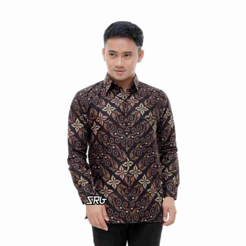 COUPLE BATIK TUNIK KEMEJA EMHABATIK BATIK TERLARIS top-Kemeja bntang cklt