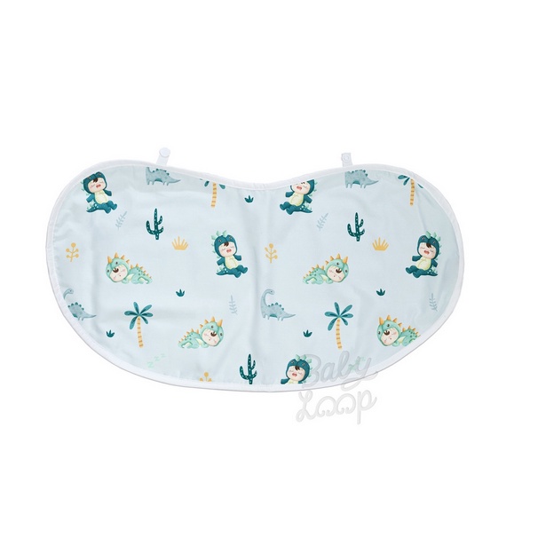 BabyLoop Burp Bib - Celemek Bayi - Baby Loop Slaber Bibs Anak Bayi Katun Halus Cotton Celemek Makan Anak