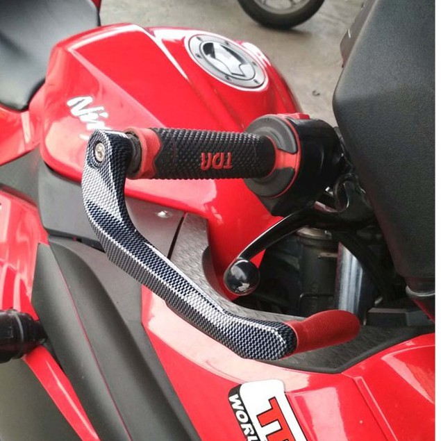 Hitzz Proguard Handguard Progat Pelindung Jalu Stang Motif karbon Carbon R15 Beat Vario CBR Byson