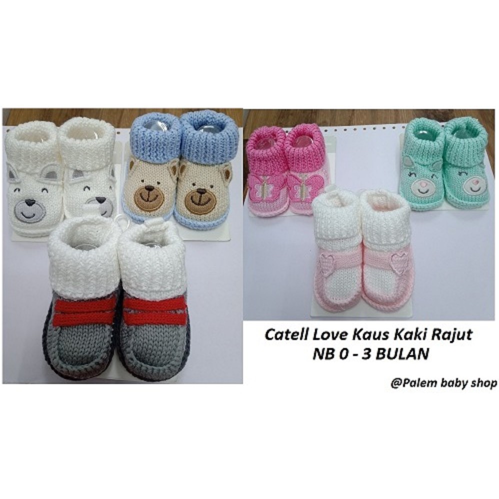 Catell Love Kaos kaki Rajut baby Boys/Girl NB 0-3m