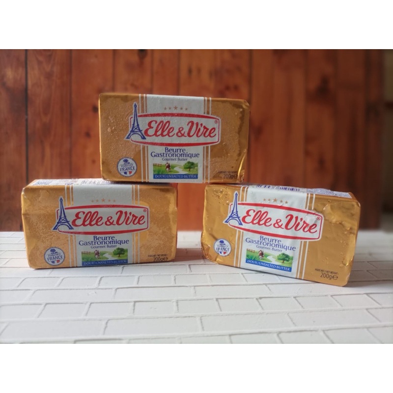 

elle & vire butter unsalted 200g