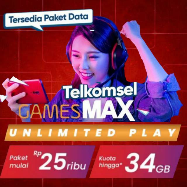 Kuota murah telkomsel gamemax unlimited play