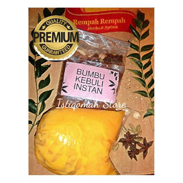 

Bumbu Nasi Kebuli dengan Minyak Samin uk. 1 kg Beras
