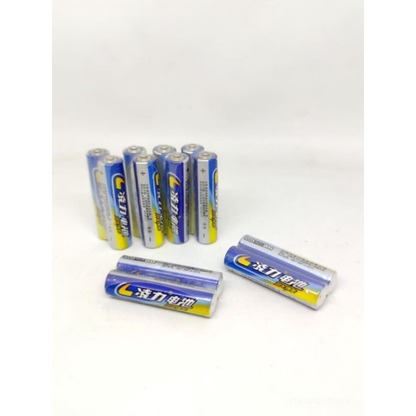 Super Alkaline battery AAA A3 R03 mainan kalkulator remote game no mercury cadmium