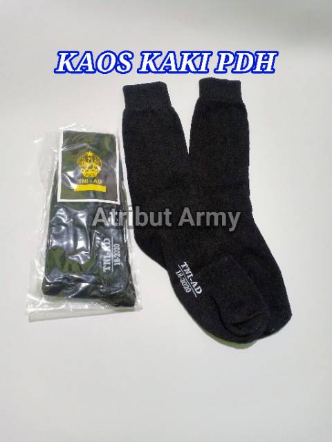 KAOS KAKI PDL &amp; PDH WARNA HITAM ALAS KAKI , KAOS KAKI HARIAN TNI TENTARA POLISI ORIGINAL