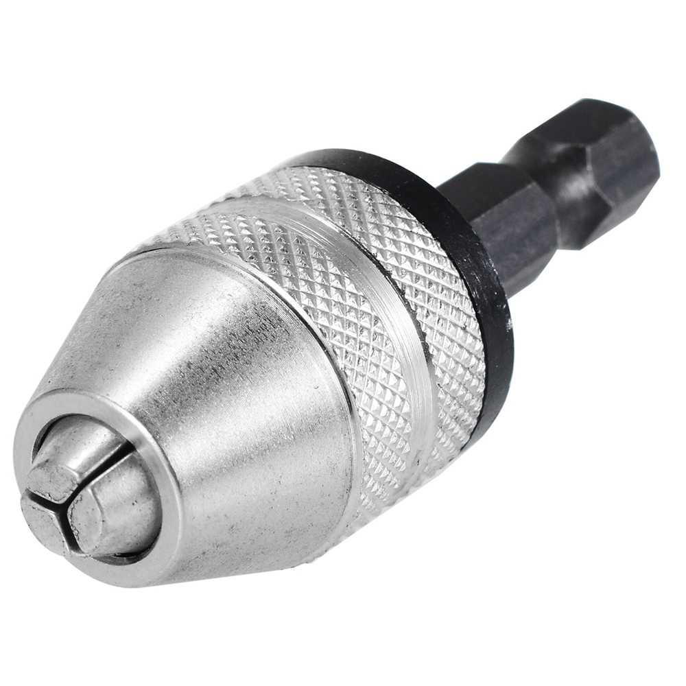 GIJ - WREOW Penjepit Mata Bor Drill Chuck Bit Change 1/4 Hex Shank