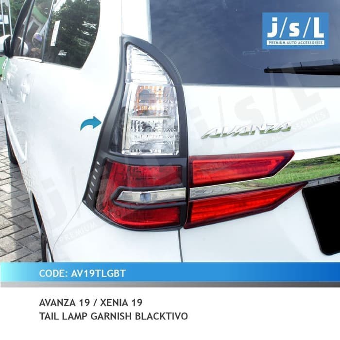 Garnish Lis Lampu Belakang Avanza Veloz Great Xenia 2019 Blacktivo