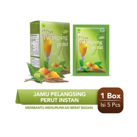 

Jamu Pelangsing Perut Instan 5's - Menurunkan Berat Badan Tetap Ideal