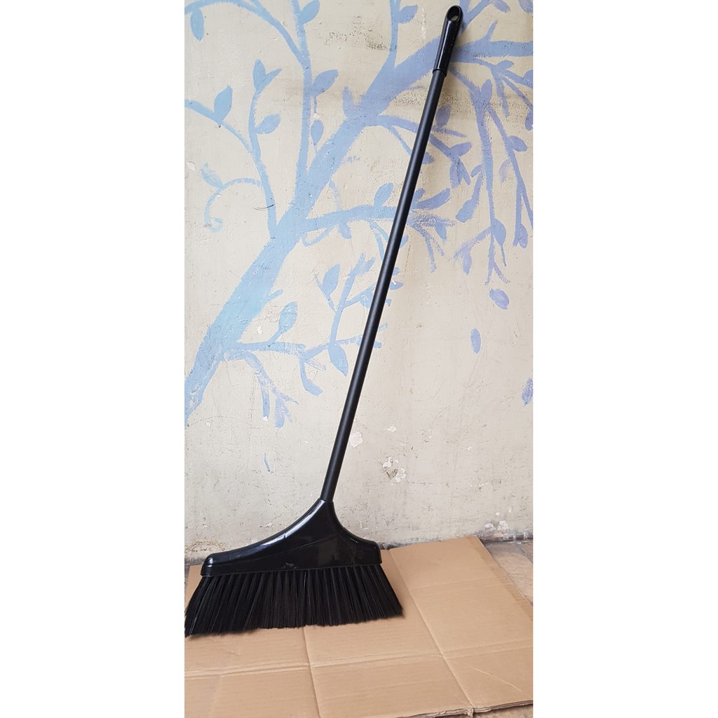 Dustpan/Pengki with Broom Hitam Tutup Impor 1 set