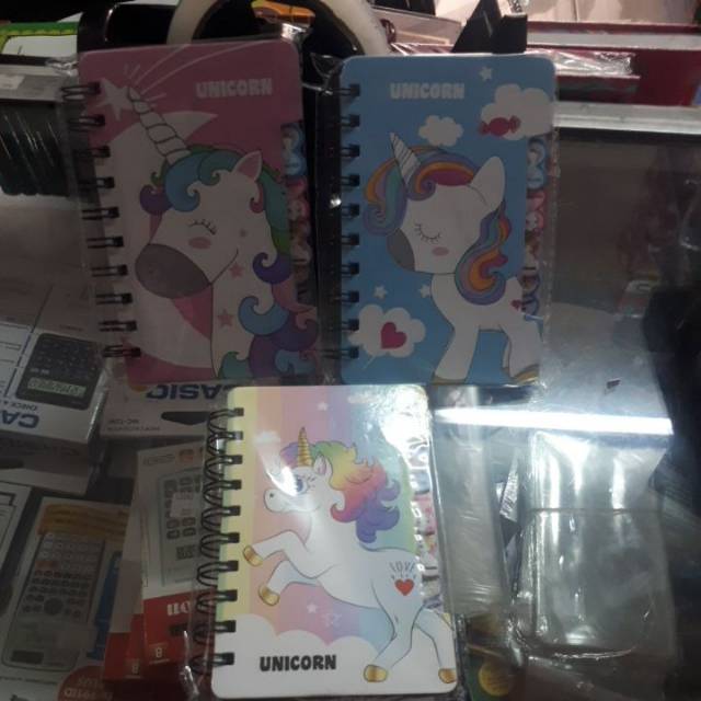 

Notes diary unicorn