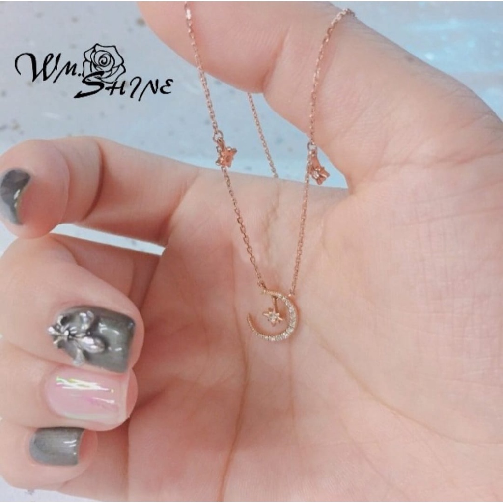 Wm.Shine XingYue Necklace 029 Kalung Wanita Perak S925
