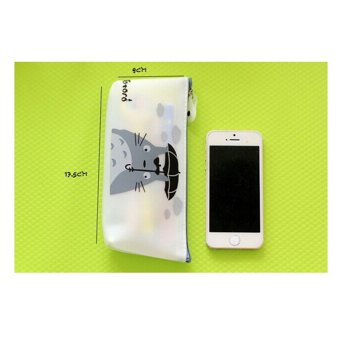 CIVETO TP030 Tempat Pensil Silicone White Totoro / Tempat Kosmetik-3
