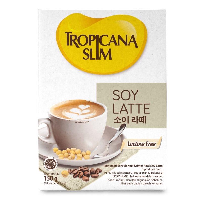 TROPICANA SLIM SOY LATTE COFFEE 150GR