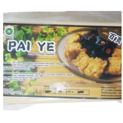 

Ruhuey Pai Ye Vegan / Bai Ye Mirip Fish Tofu or Bakso Ikan Kotak 500gr