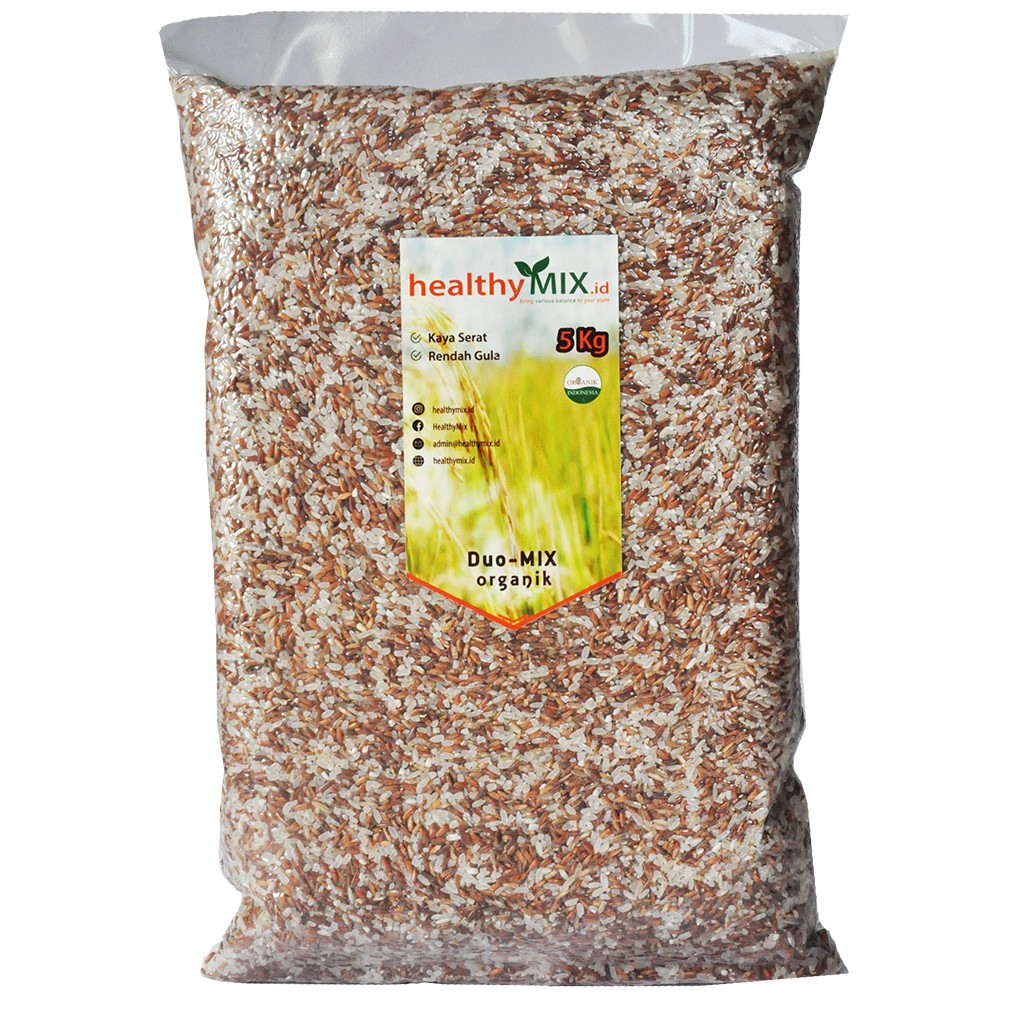 

Beras Mix Organik 5Kg (Merah Putih) / Healthy Mix