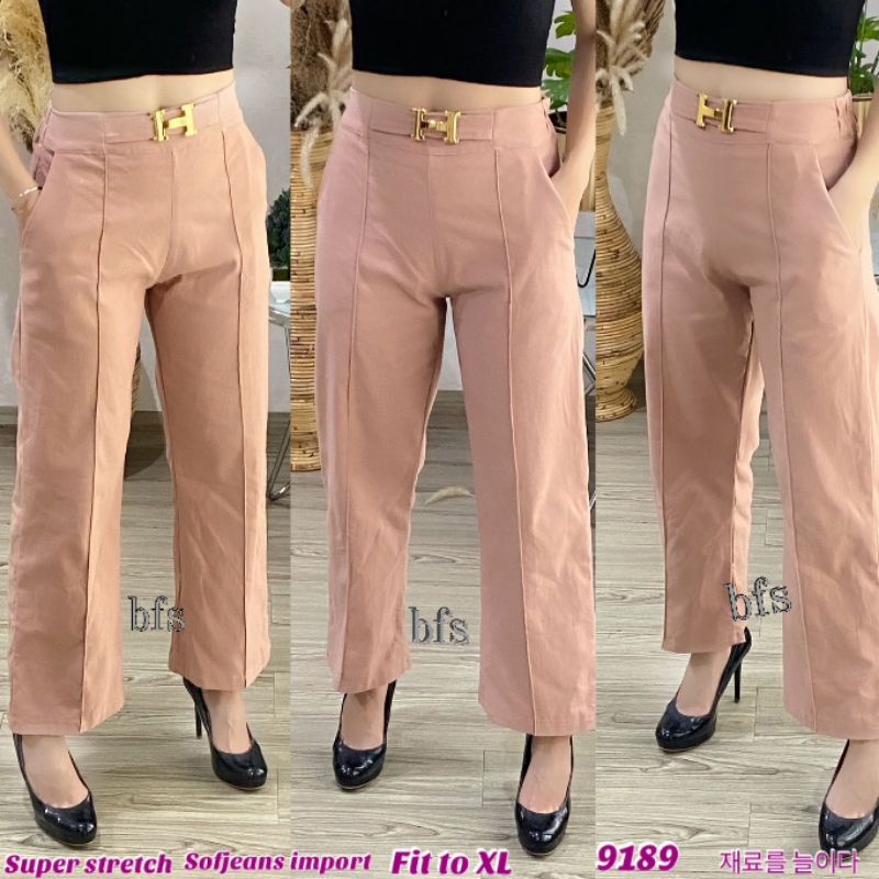 Celana Wanita Import Kulot 9189