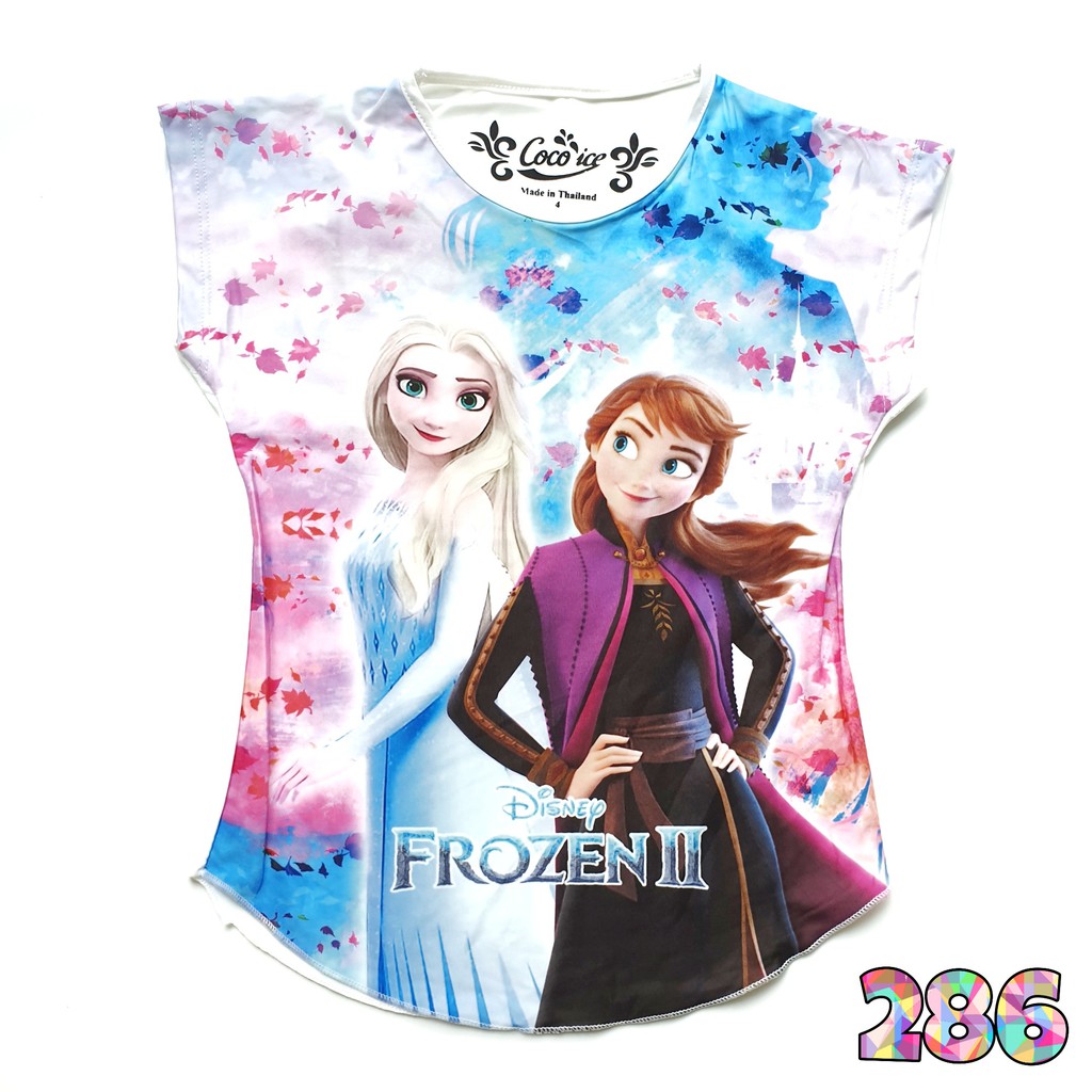 Kaos Anak Perempuan Coco Ice Frozen