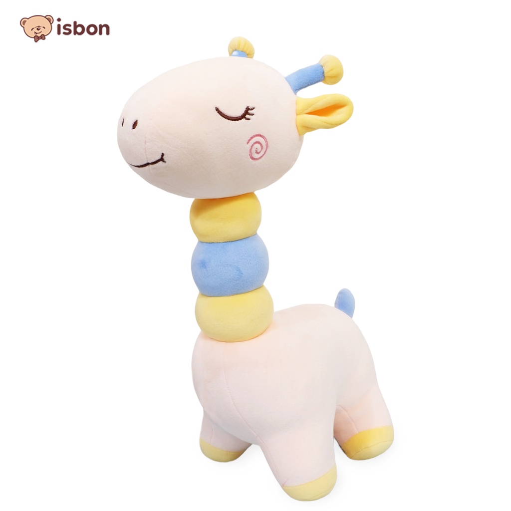 Boneka Giraffe Jerapah Rainbow Pelangi Warna Warni Cocok Untuk Mainan Anak Bahan Halus Non Alergi ISTANA BONEKA