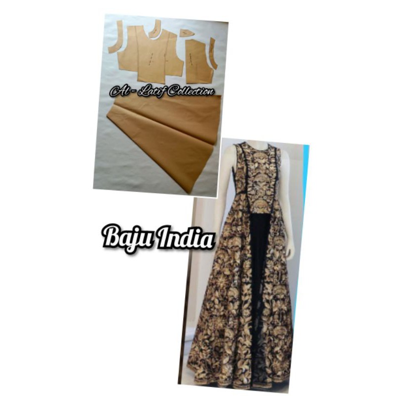 pola instan / pola jiplak DRESS INDIA.