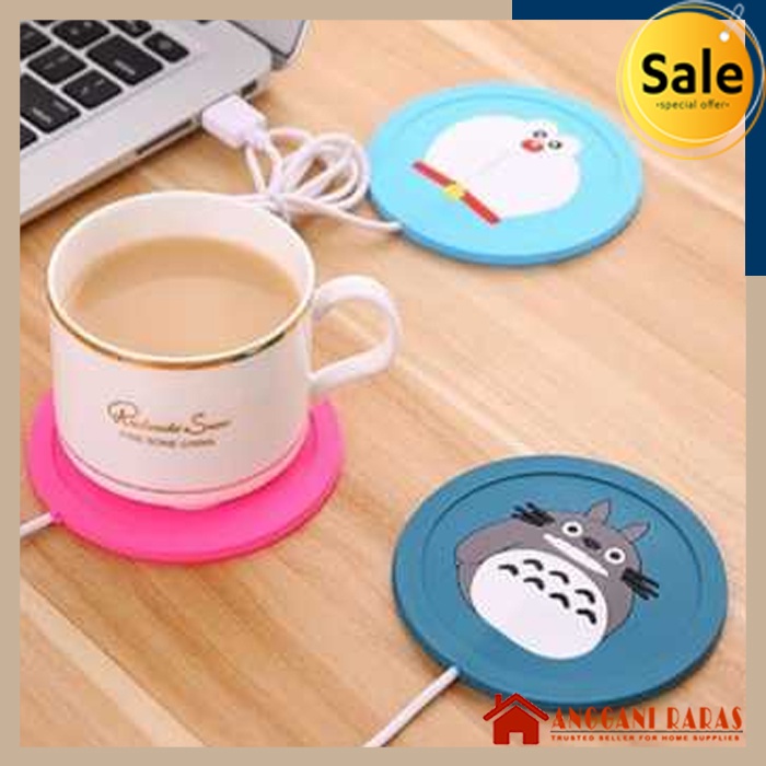 Tatakan Gelas Pemanas Coffee Cup Warmer Heating Pad