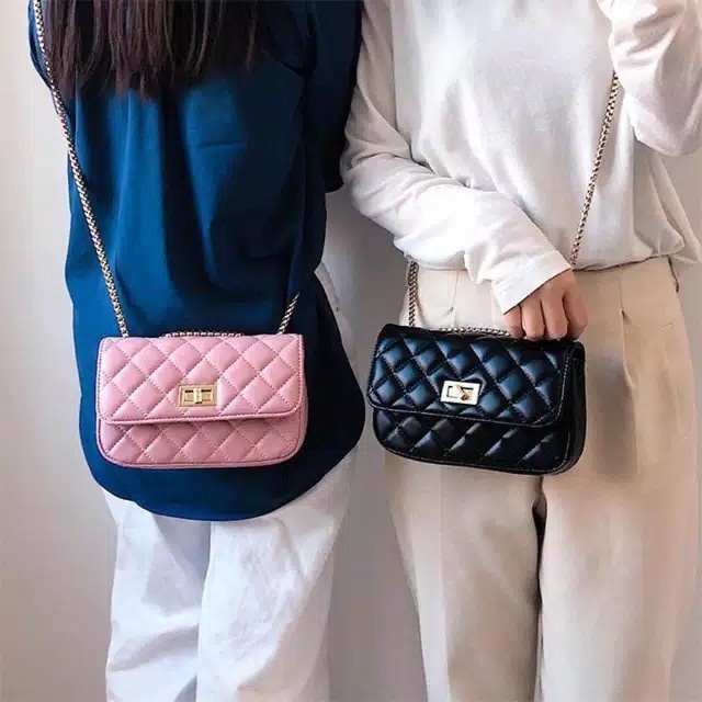 BISA BAYAR DITEMPAT!!! Tas Selempang Wanita Soulder bag slempang rantai bag ANABEL