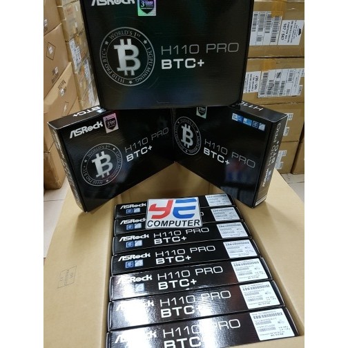 Ready stok Asrock H110 PRO BTC+ GARANSI RESMI 3 THN