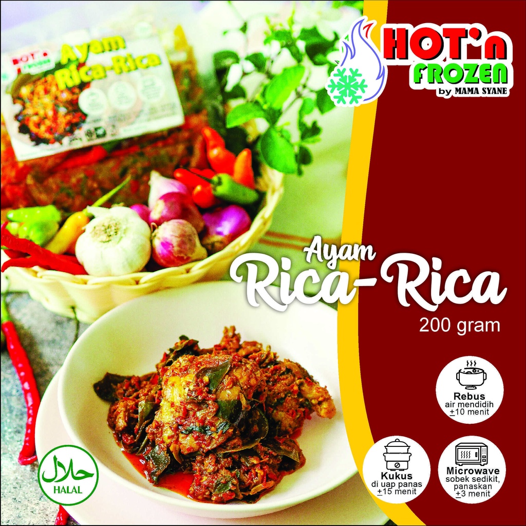

UNYU - Lauk Ayam Rica-rica Siap Makan