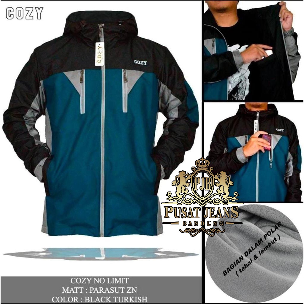 RCL - Jaket Cozy Jaket Gunung Outdoor Cozy Amazing Bahan Tebal Puring Polar