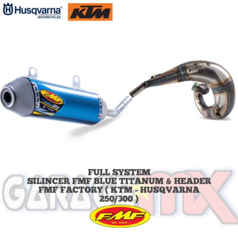 FULL SYSTEM KNALPOT FMF KTM HUSQVARNA . KNALPOT FMF KTM . KNALPOT FMF HUSQVARNA