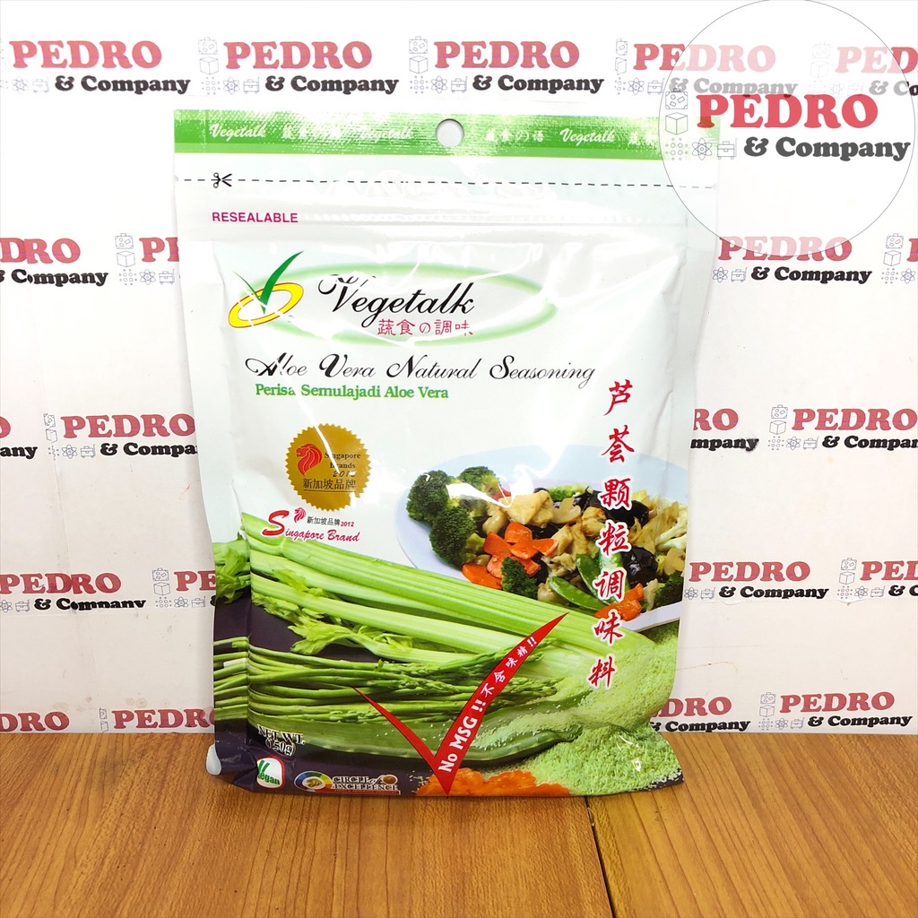 

vegetalk aloe vera seasoning no msg 150 gram