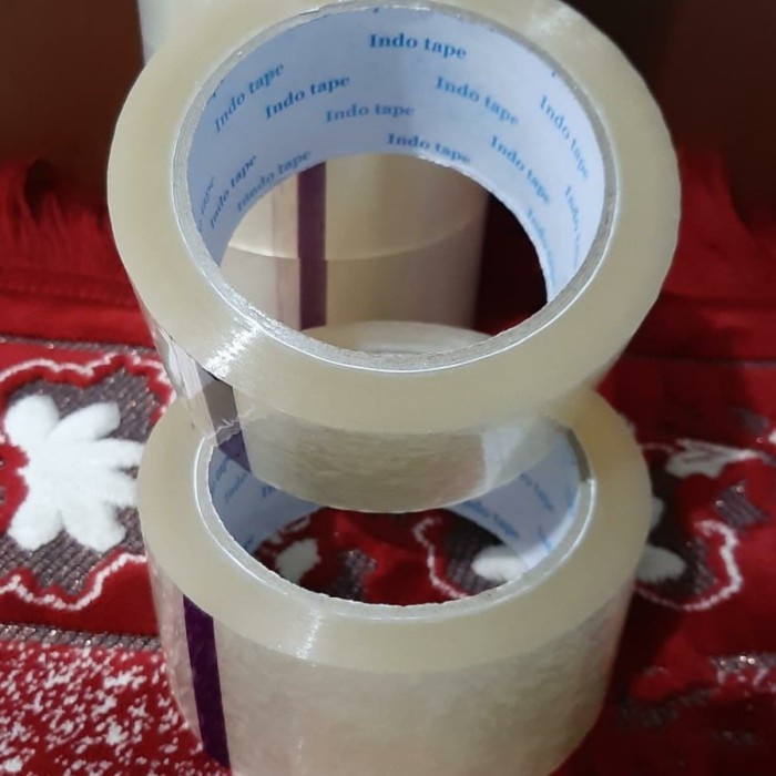 

LAKBAN 48mm X 90yard BENING/COKLAT 1dus isi72Roll INDOTAPE GOJEK/GRAB - BENING