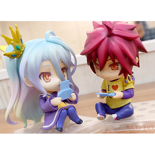 Set Nendoroid Sora Shiro No Game No Life Shopee Indonesia - shiro chibi roblox