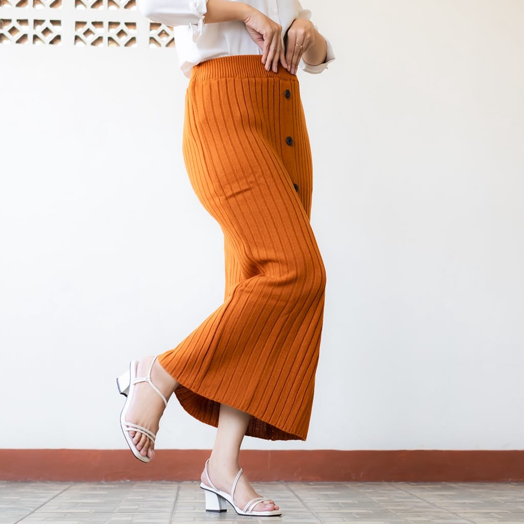 Ahlami- Kala Skirt Rok Rajut Premium Rok Span Knit Tebal Rok Rajut Span Rok Span Premium Rok Kerja Rok Formal Premium-3