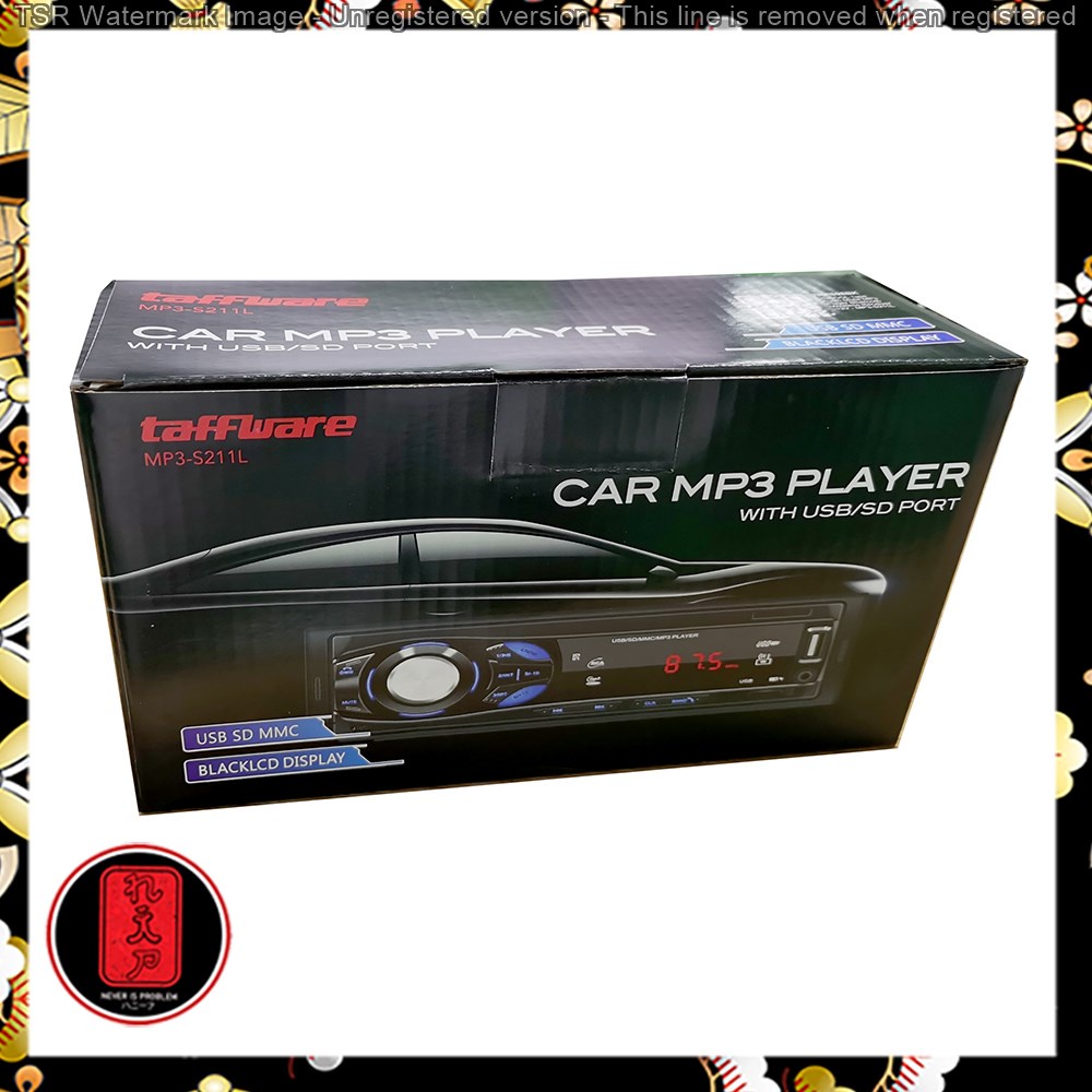 Tape Audio Mobil MP3 Player Bluetooth Wireless Receiver 12V - MP3-S211L - Black