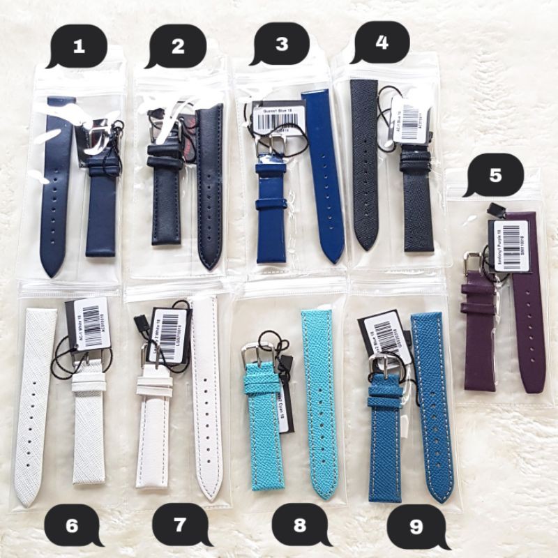 Strap Kulit Jam - Avante Italy Ukuran 18