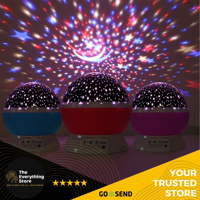 Galaxy Light Projector | Lampu Luar Angkasa Galaxy