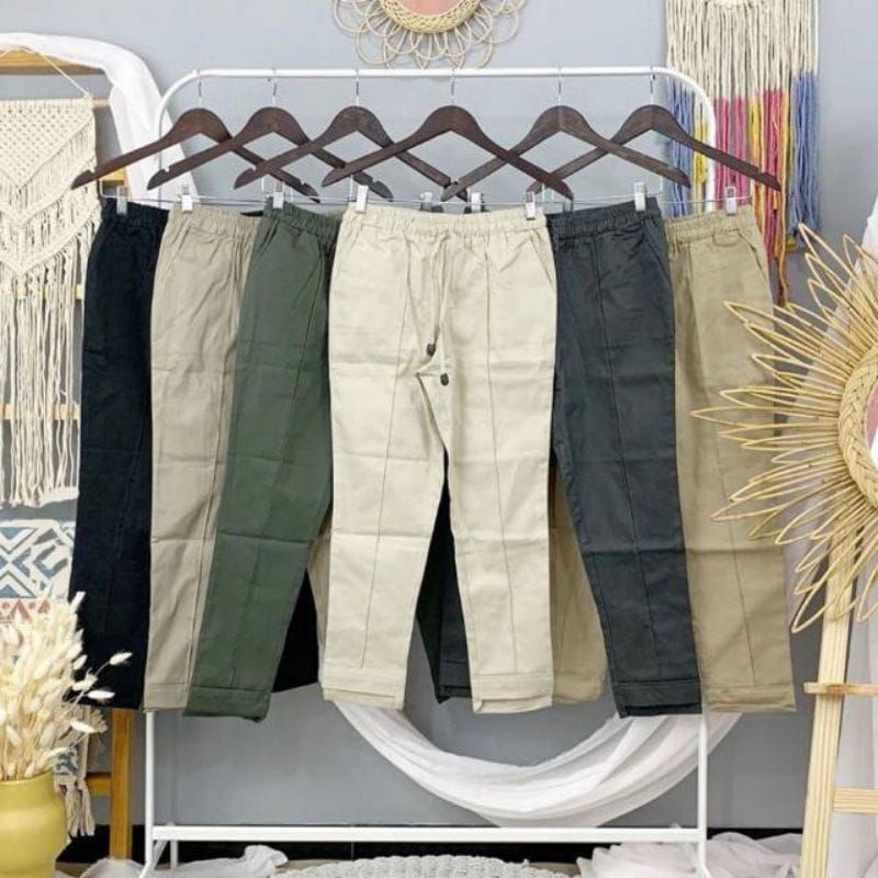 celana villy baggy pants serut