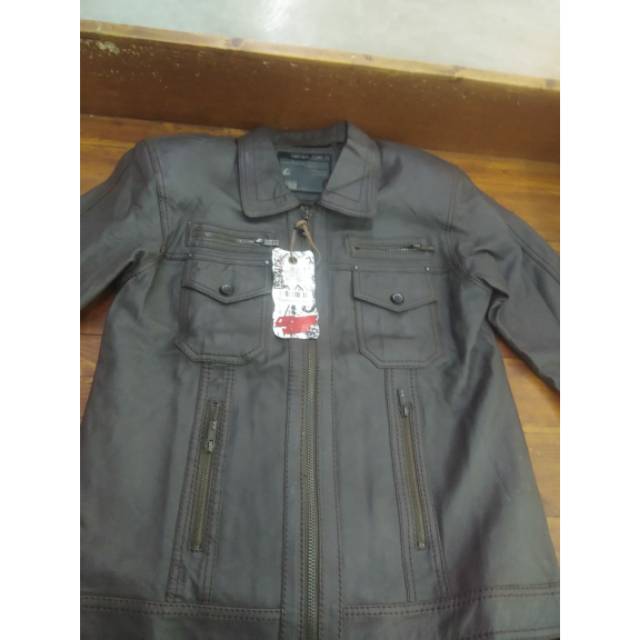 jeket kulit asli 100%