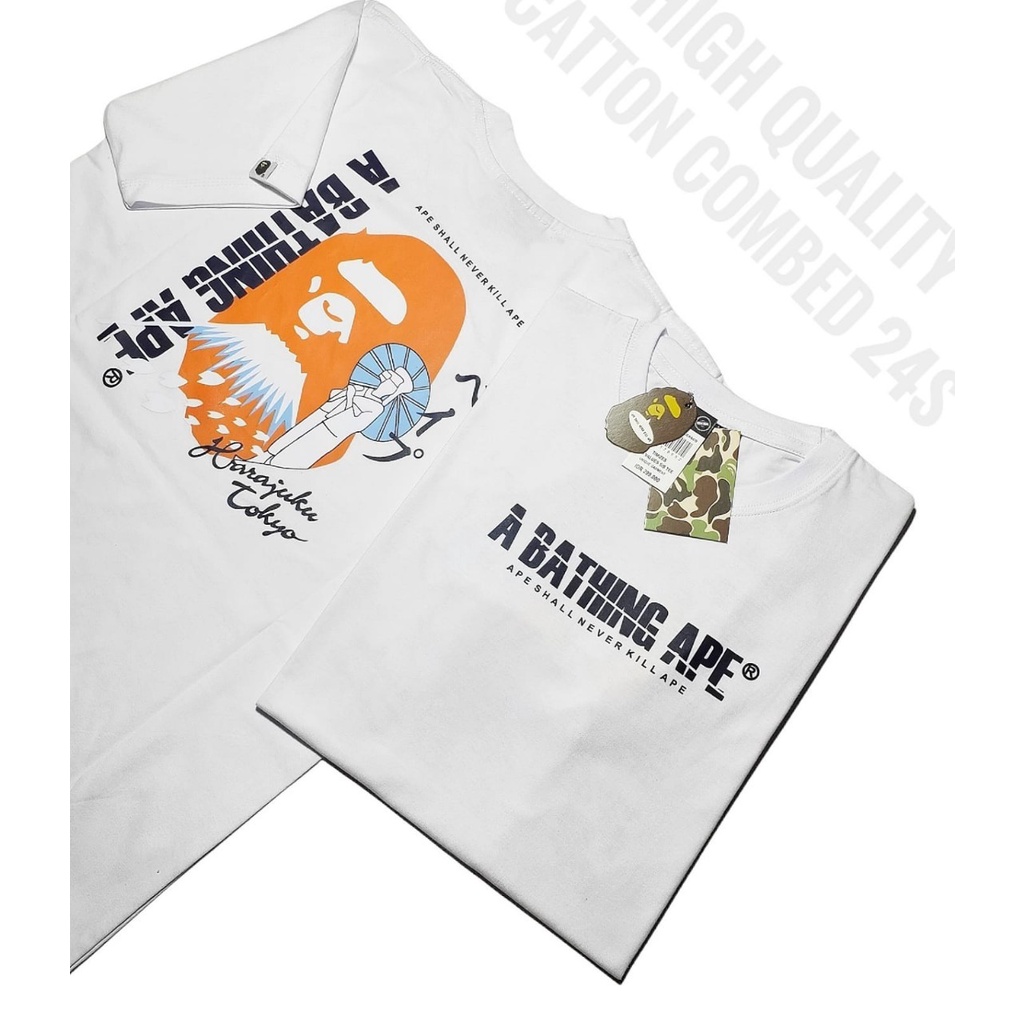 T-Shirt A Bathing Ape I Kaos A Bathing Ape Premium Quality.