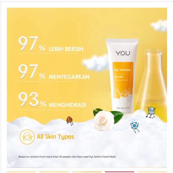 YOU ( Y.O.U ) Hy! Amino Facial Wash Series 100g