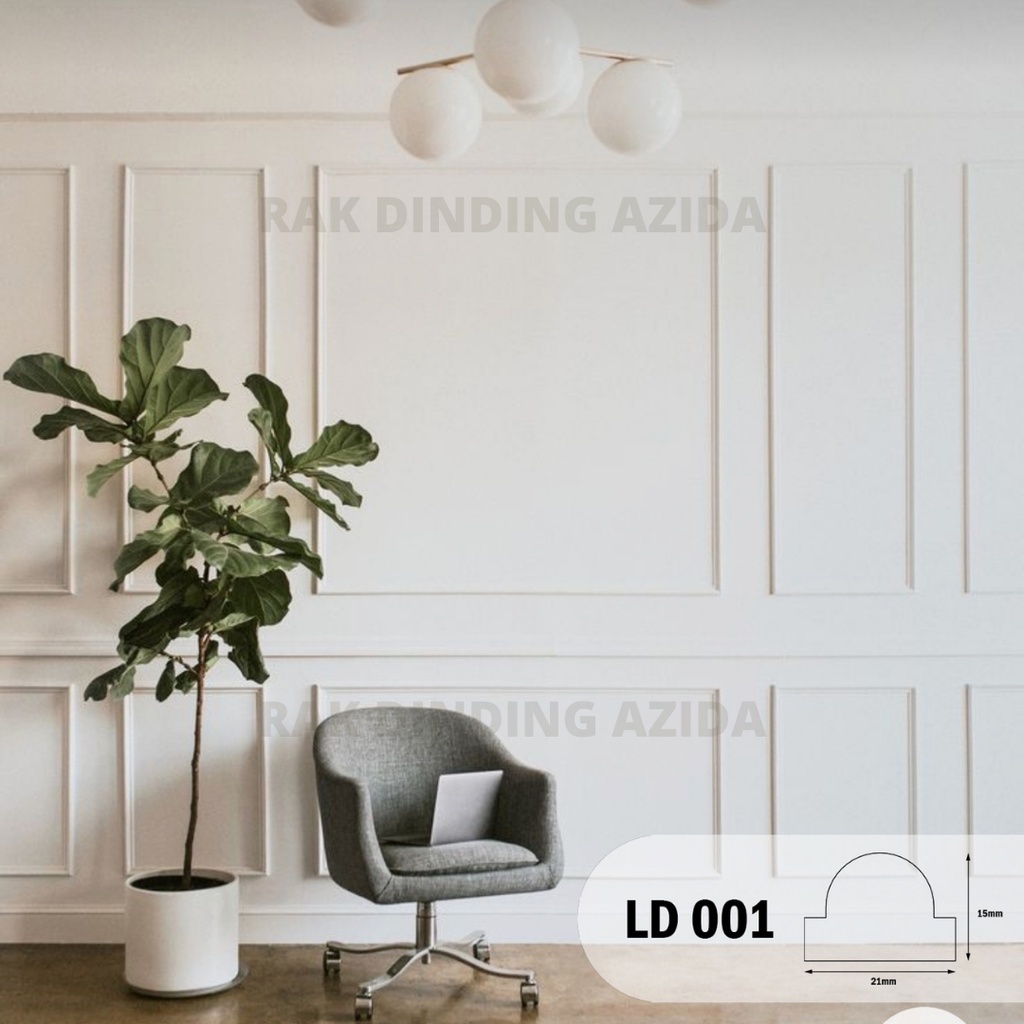 List Kayu Wall Moulding Molding Wainscoting List Dinding Profil Kayu Wall Panel Bingkai Dinding Kayu