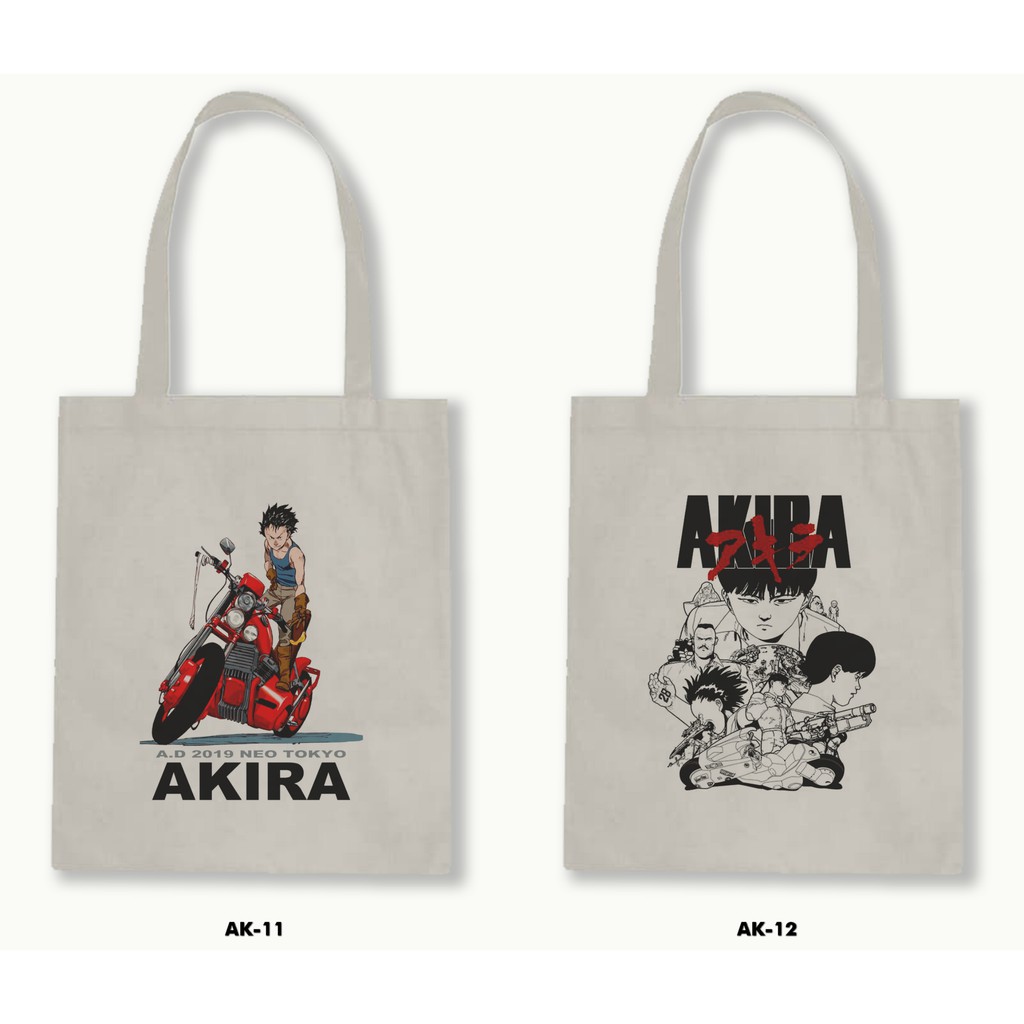 TOTE BAG BLACU - AKIRA /ANIME-MANGA .01