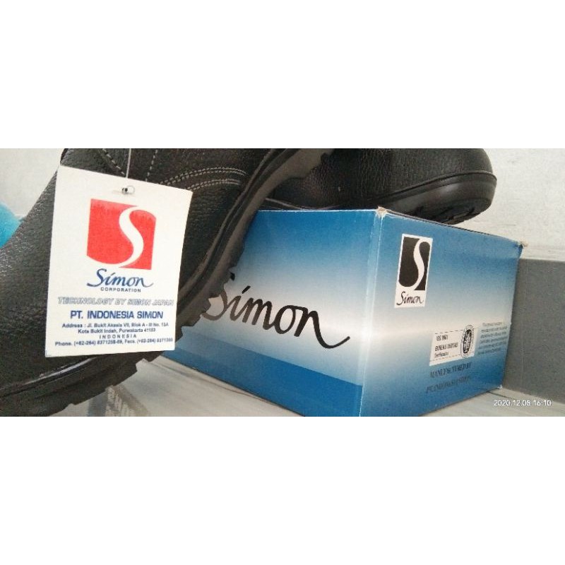 Simon safety shoes TS3011R Black