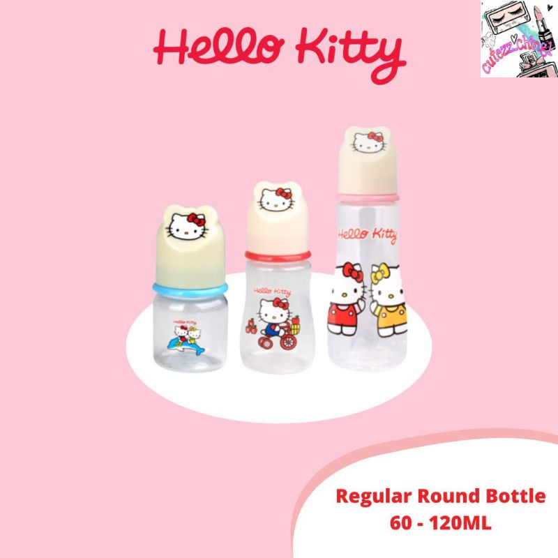 ☃Cutezz_Ching1☃Hello Kitty Regular Round Bottle Botol Susu Bayi Bunny