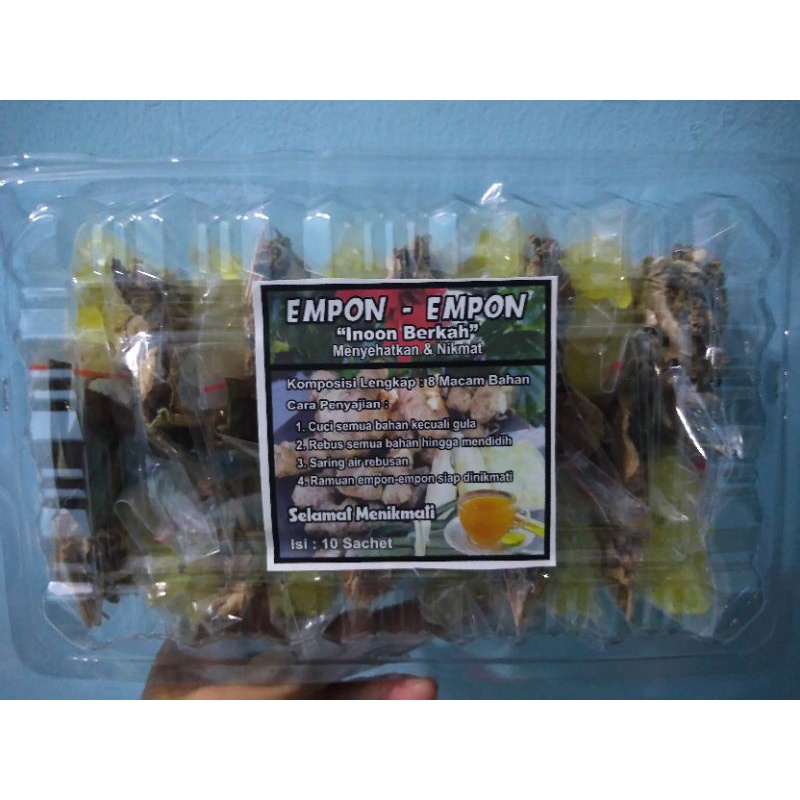 

Empon-Empon Kemasan Mika Komposis Komplit Sudah Ada Gula Batu(1mika isi 10)