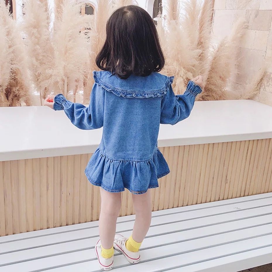 BLOUSE LISA KEMEJA ANAK PEREMPUAN 2-5 Tahun Kemeja Jeans Anak