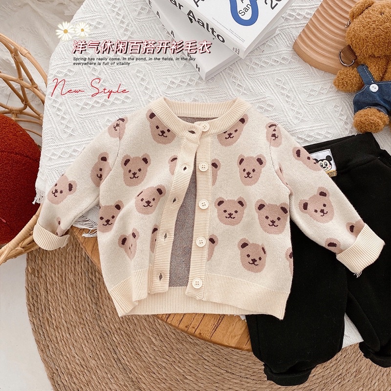 Bear cardigan / cardigan bayi anak