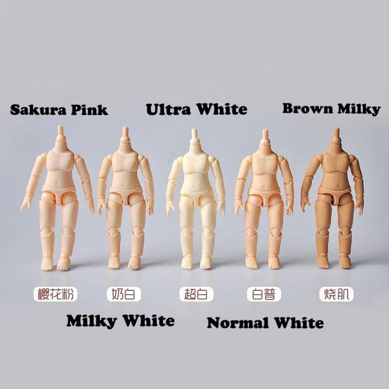 YMY DOLL BODY MILKY WHITE & NORMAL WHITE FOR NENDOROID GSC DISTRIBUTOR RESMI YMY DOLL INDONESIA